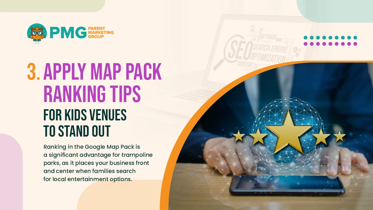Map Pack Ranking Tips for Kids Venues