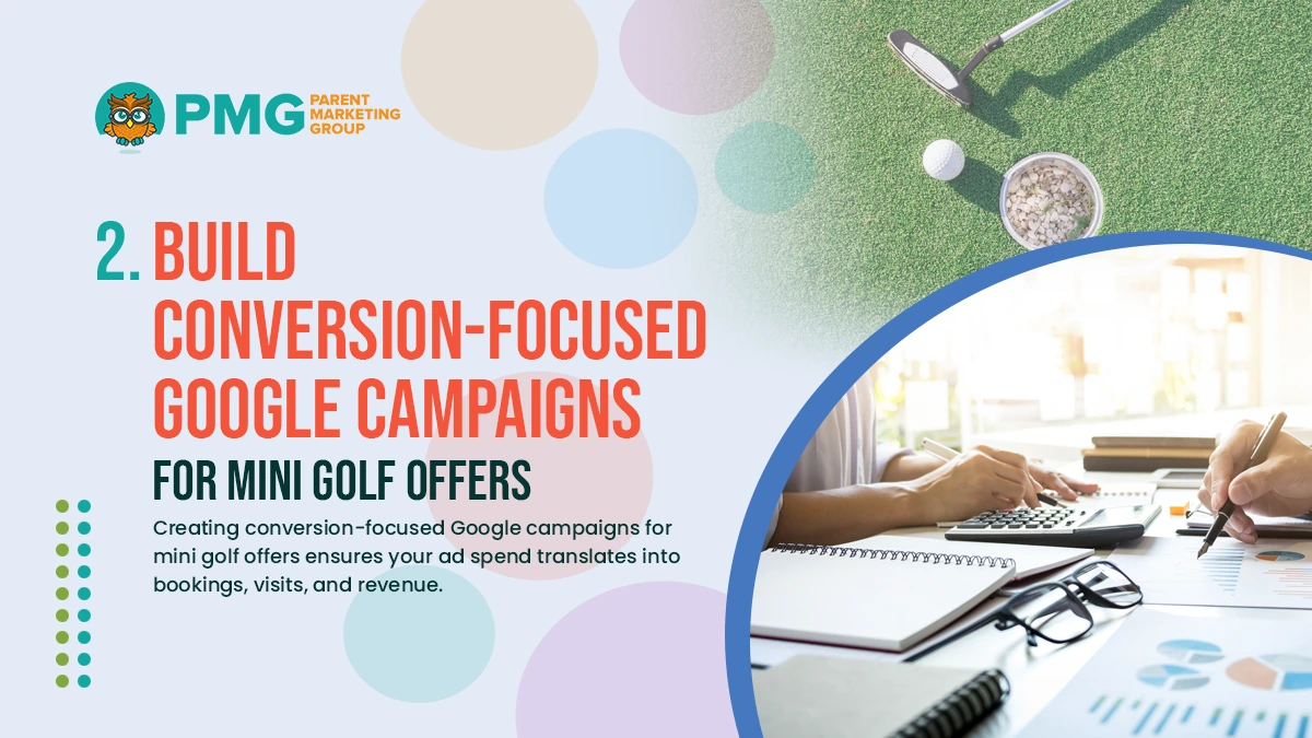 Build Conversion-Focused Google Campaigns for Mini Golf Offers