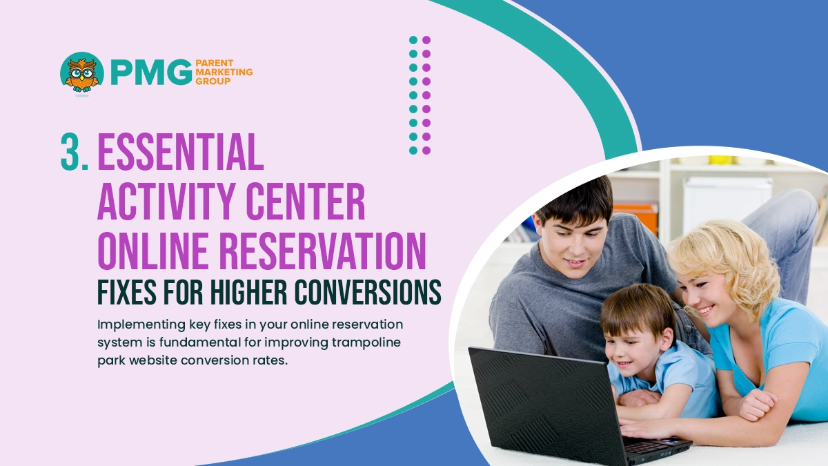 essential activity center online reservation fixes for higher conversions