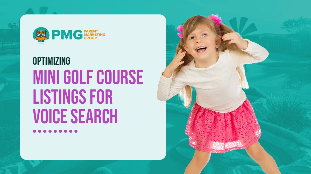 voice search optimization for mini golf courses