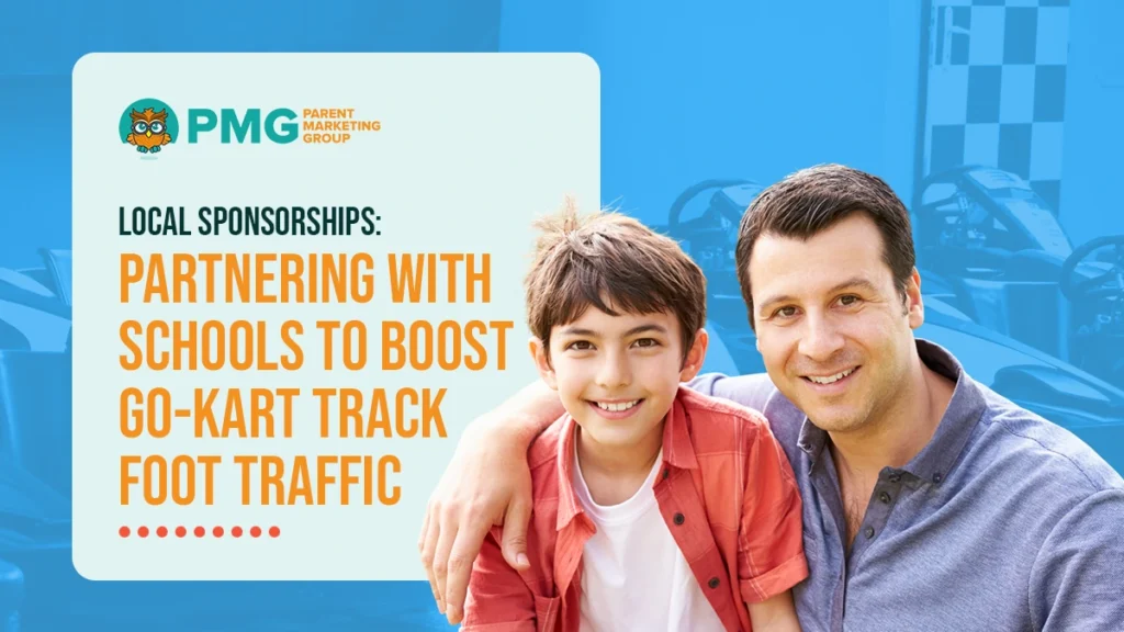 school sponsorship marketing for go-kart tracks