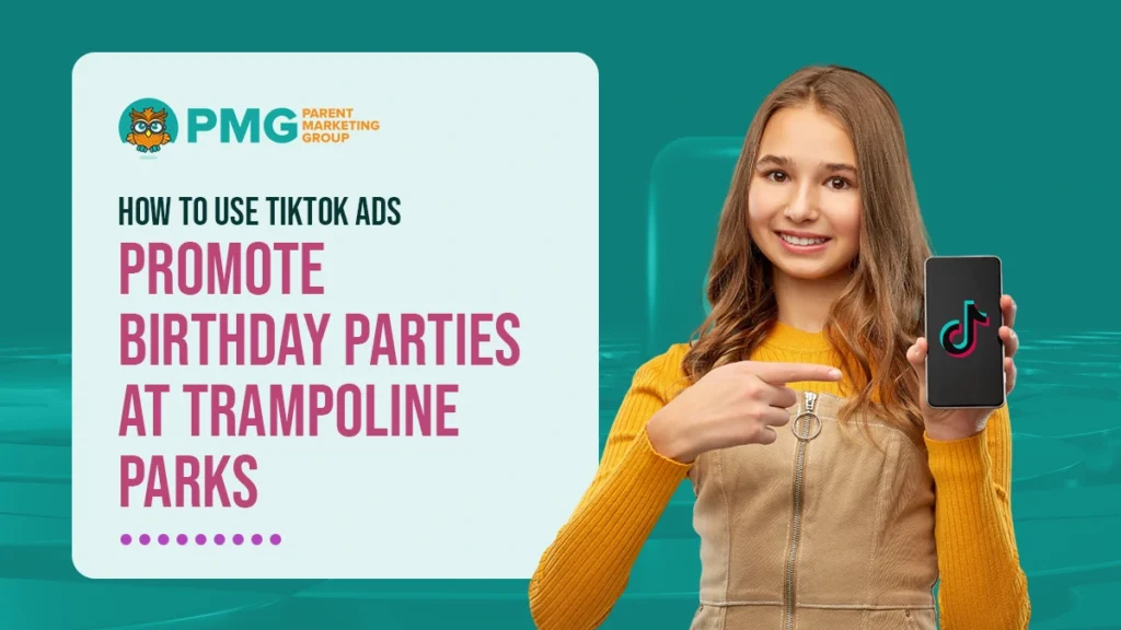 tiktok ads trampoline park birthday parties