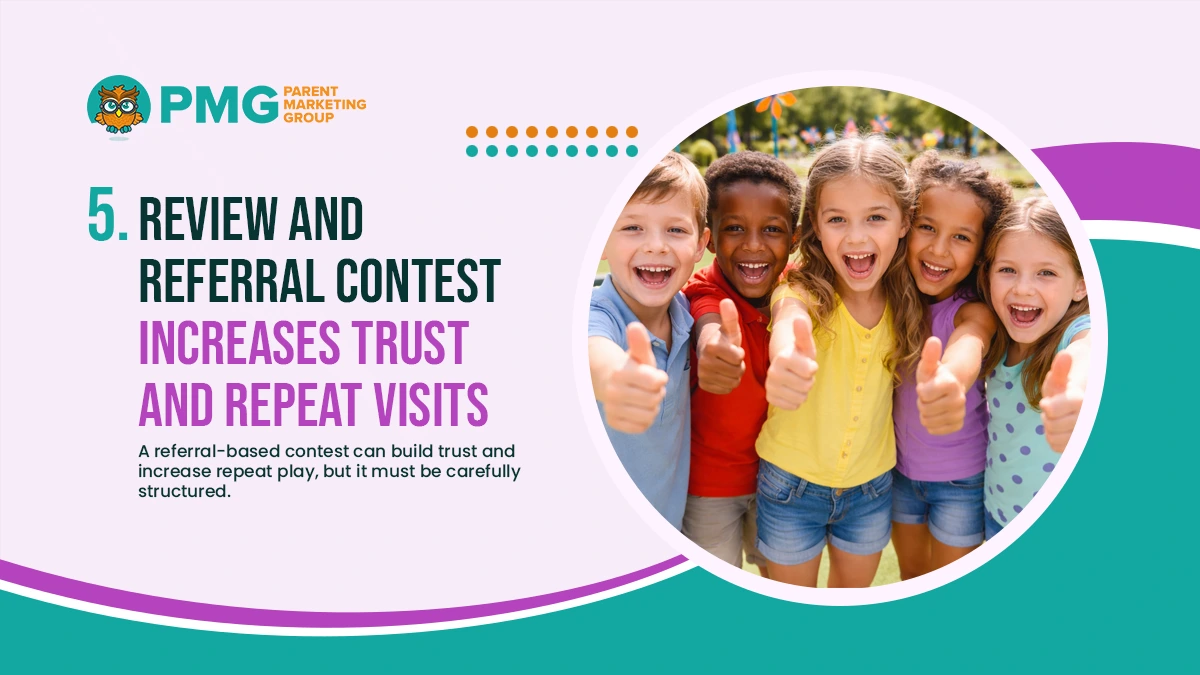 5 review and referral contest increases trust and repeat visits