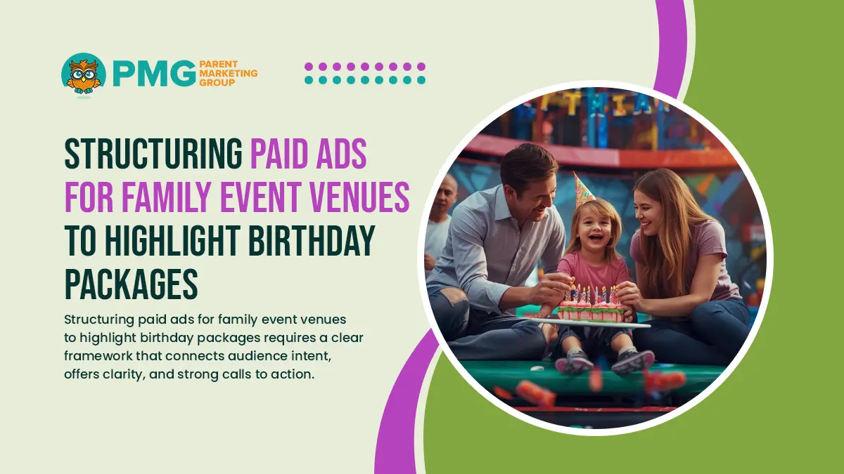 structuring paid ads for family event venues to highlight birthday packages img03